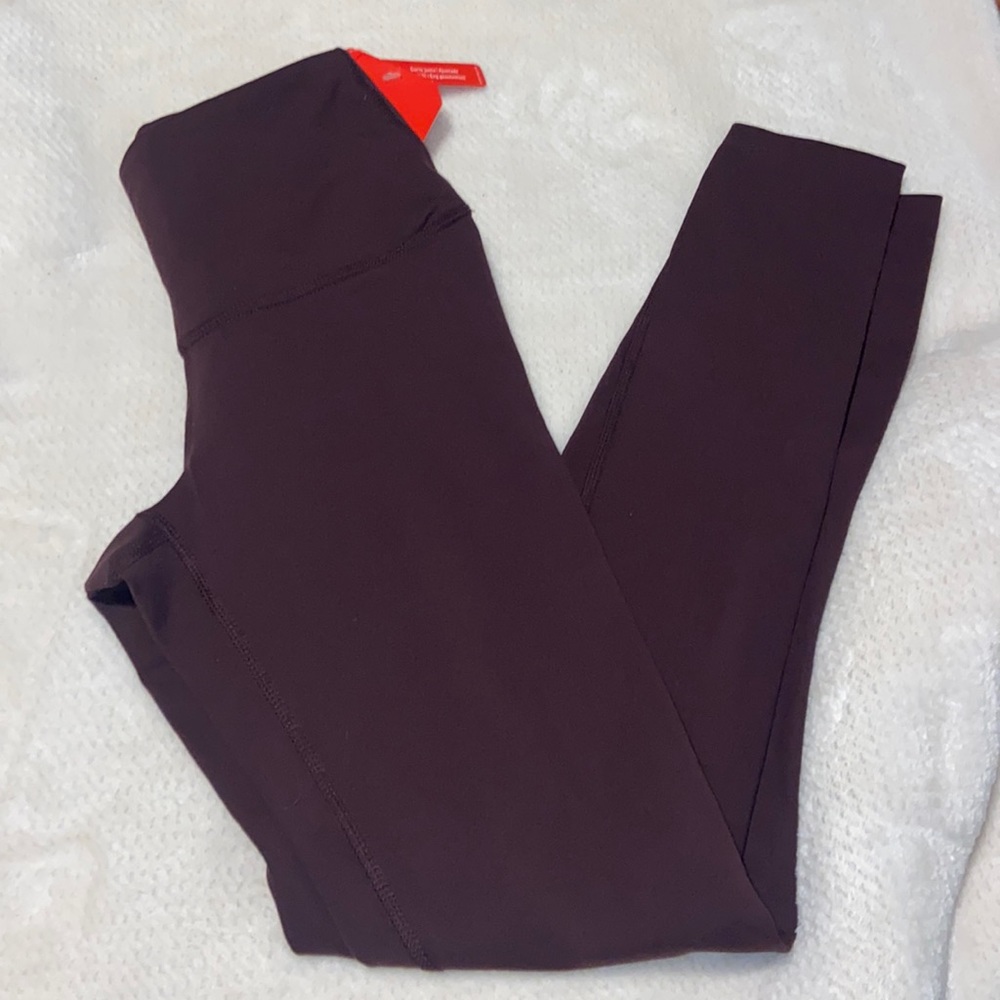 Dark purple north face leggings